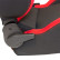 Siège sport 'RS6-II' - Tissu Noir/Rouge - Dossier réglable des deux côtés - incl, Vignette 6