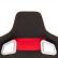Siège sport 'RS6-II' - Tissu Noir/Rouge - Dossier réglable des deux côtés - incl, Vignette 7