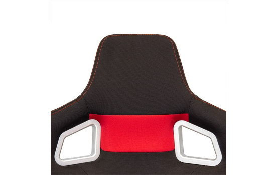 Siège sport 'RS6-II' - Tissu Noir/Rouge - Dossier réglable des deux côtés - incl, Image 7