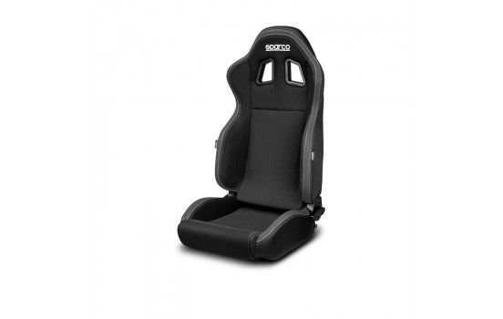 Siège sport Sparco R100 MY22 Noir/Gris (Réglable)
