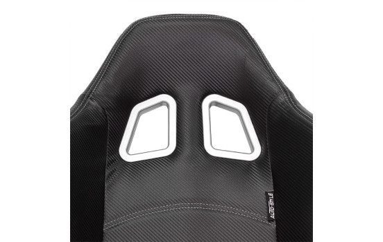 Siège sport « Type Z » – Aspect carbone noir – Dossier réglable double face – avec repose-pieds, Image 8