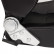 Siège sport « Type Z » – Aspect carbone noir – Dossier réglable double face – avec repose-pieds, Vignette 5
