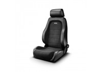 Sparco Sport Seat GT (Rétro) Cuir artificiel noir/microfibre (réglable)
