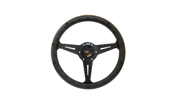 Simoni Racing Volant Sport Futa 350mm - Bois véritable / Noir, Image 2