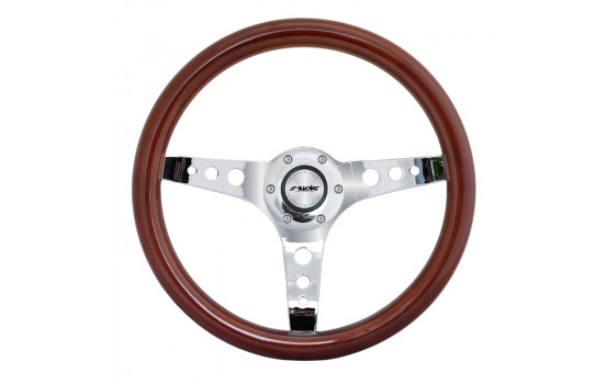 Volant Sport Simoni Racing Arnoux 350mm - Bois véritable