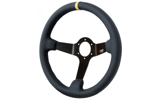 Volant Sport Simoni Racing Carrera 350mm - Cuir Noir (Deep Dish - 95mm)