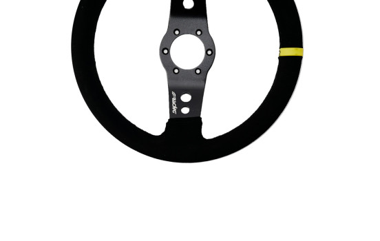 Volant sport Simoni Racing Rally 320mm - Daim Noir (Deep Dish - 47mm), Image 3