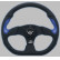 Volant Sport Simoni Racing X2 Poly / Pelle 'Formula' 330mm - Noir / Bleu