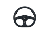 Volant Sport Simoni Racing X2 Poly / Pelle 'Formula' 330mm - Noir