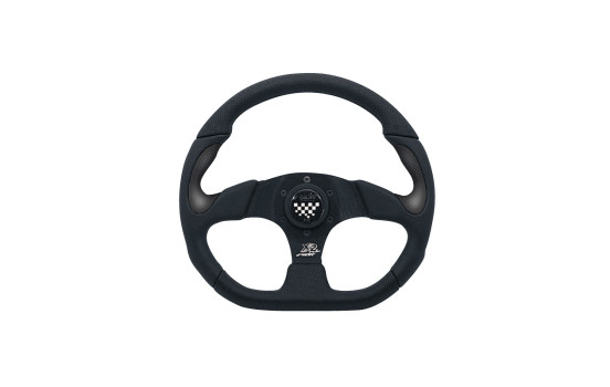 Volant Sport Simoni Racing X2 Poly / Pelle 'Formula' 330mm - Noir