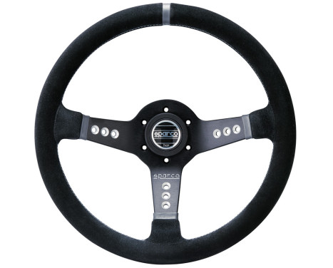 Volant Sport universel 'L777 Piuma' de Sparco - Alcantara Noir - Diamètre 350mm, Image 2