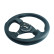 Volant sport universel Simoni Racing « Rolle » - Cuir écologique noir - Diamètre 300 mm, Vignette 2
