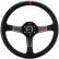 Volant sport universel Sparco 'L575 Nero' - Cuir noir - Diamètre 350mm