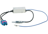 Adaptateur d'antenne DIN > Double-Fakra/Alimentation fantôme Volkswagen - Audi - Skoda - Maserati - Seat - Skoda