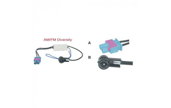 Adaptateur d'antenne Diversity AM / FM actif actif