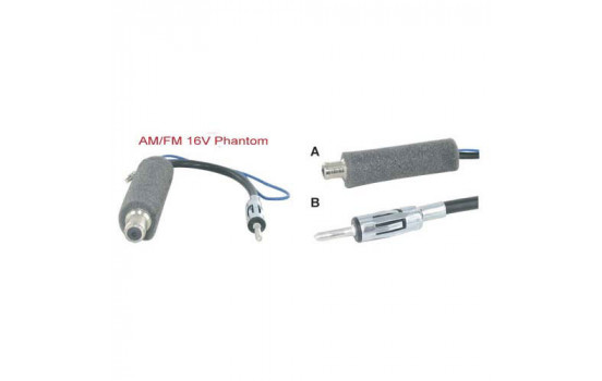 Adaptateur d'antenne fantôme AM / FM 16V