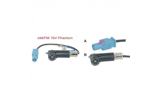 Adaptateur d'antenne fantôme AM / FM 16V