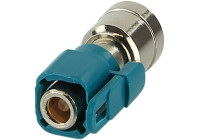 Adaptateur d'antenne ISO (w) -> Fakra (w) (court) pour divers modèles BMW - Renault - Mini - Dacia