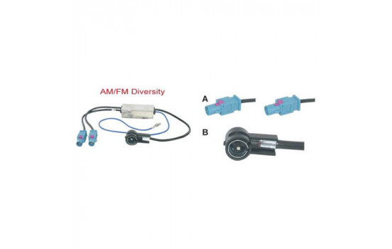 Adaptateur d’antenne AM / FM Diversity actif