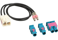 Kit adaptateur d'antenne double FAKRA (w) > 1 antenne double / 2 antennes simples