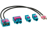 Kit adaptateur d'antenne double FAKRA (w) > 1 antenne double / 2 antennes simples