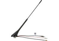 Antenne de toit 16V FM / DAB+ angle d'inclinaison 52 degrés (fouet 32cm)