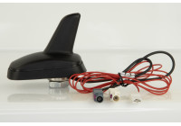 Antenne de toit Shark AM/FM & DAB+ (noir mat) 2x fakra mâle