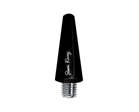 Antenne Simoni Racing en aluminium - Noir - Longueur 3cm