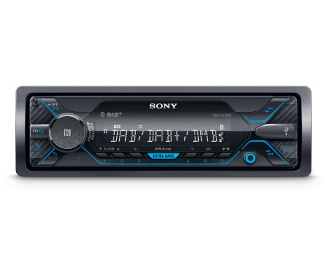 Autoradio Sony DSX-A510BD 1-DIN avec DAB+, Extra Bass, Bluetooth, AUX et USB