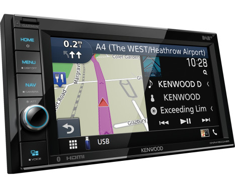 Kenwood DNR-4190DABS 6,2" NAVIGATION AV avec Bluetooth, radio DAB Apple Carplay, Image 4
