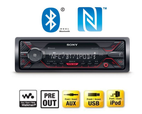 Sony DSX-A410BT Autoradio 1-DIN Bluetooth mains libres, Image 2