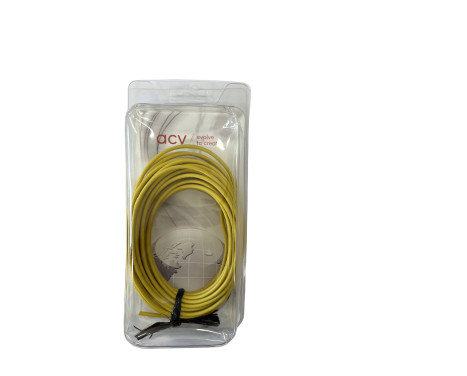 câble d'alimentation 0,75mm jaune 10 m sous blister