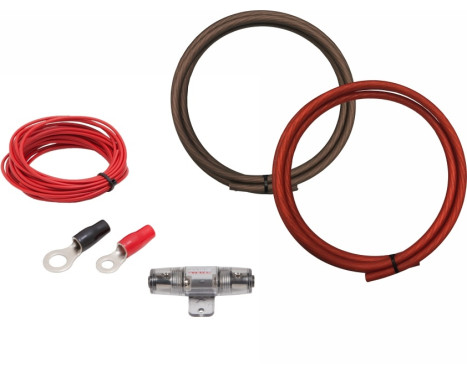 SYSTÈME AUDIO Jeu de câbles HAUTE QUALITÉ 10mm²OFC (batterie dans le coffre)