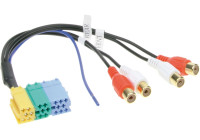 Adaptateur préamplificateur Mini ISO > Cinch