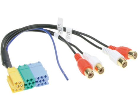 Adaptateur préamplificateur Mini ISO > Cinch