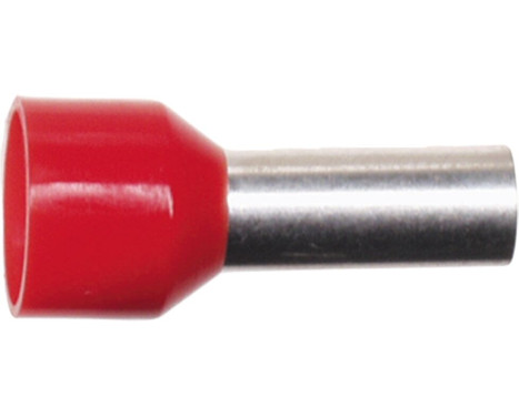Embout de virole rouge 10,0 mm² (100 pièces)