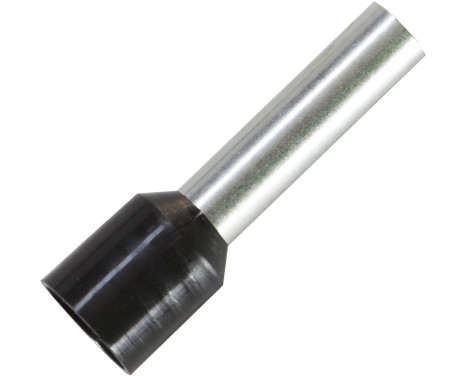 Embout pour taille de câble : 10 mm² avec isolation noire