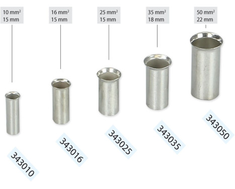 Virole non isolée 25,0 mm² (250 pièces), Image 2