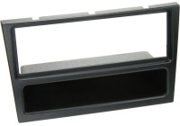 Panneau 1-DIN avec plateau de rangement. Opel - Renault - Suzuki Couleur: Noir