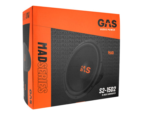 GAS MAD Niveau 2 Caisson de Basses 15" 2x2 Ohm, Image 9