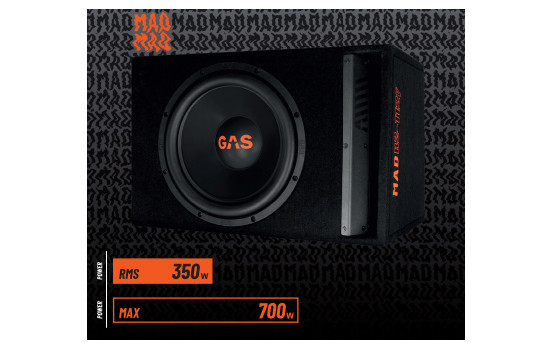 GAS MAD Niveau 2 Enceinte chargée 12" V2
