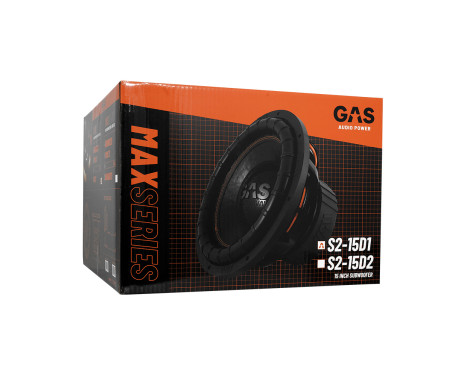 GAS MAX Niveau 2 Caisson de Basses 15" 2x1 Ohm, Image 3