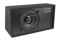 Série RADION Boom Box HIGH EFFICIENT Caisson de basses 50 litres boîte ouverte avec R 12 EVO, 2x500/300 Watt