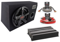 SYSTEME AUDIO Ensemble caisson de basses CARBON 10 BR + CARBON-200.4 + Câblage