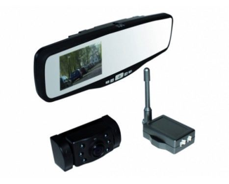 Écran de miroir de caméra de recul sans fil Pro-User 2,4 pouces