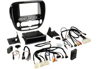 KIT d'installation 2 DIN avec plateau de rangement Kia Soul 2014 - Noir