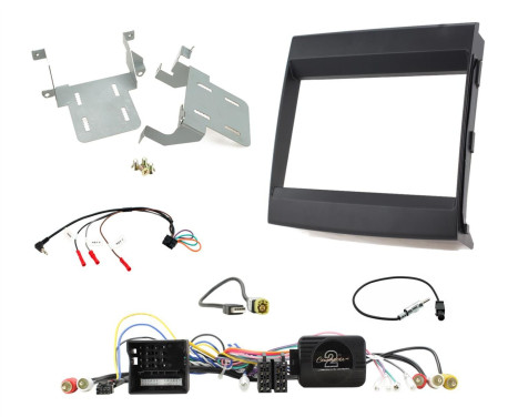 KIT d'installation 2-DIN Porsche Cayenne sans système audio 2011-2016 Noir