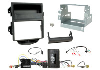KIT d'installation 2-DIN Porsche Macan 2014-2016 sans système audio, adaptateur Info