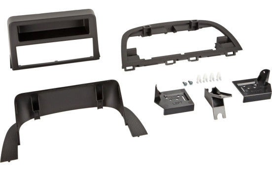 Panneau 1-DIN avec compartiment de rangement Mazda 3 2013-2017 - Couleur: noir
