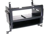 Panneau 1-DIN avec plateau de rangement. Hyundai Santa Fé 2007-2012 Couleur: Noir